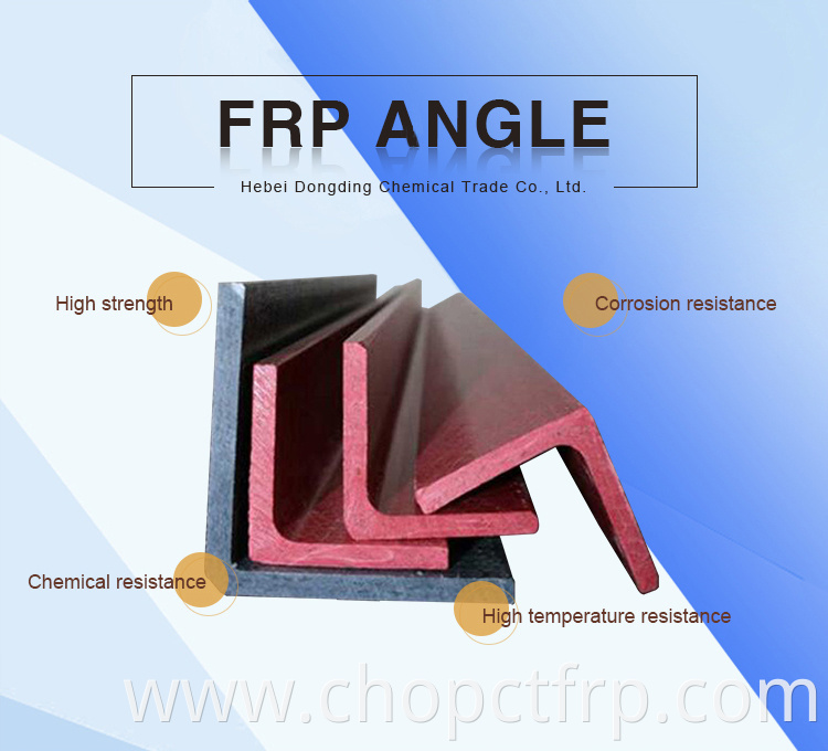 FRP fiberglass angle bar , frp reinforced plastic channel angle